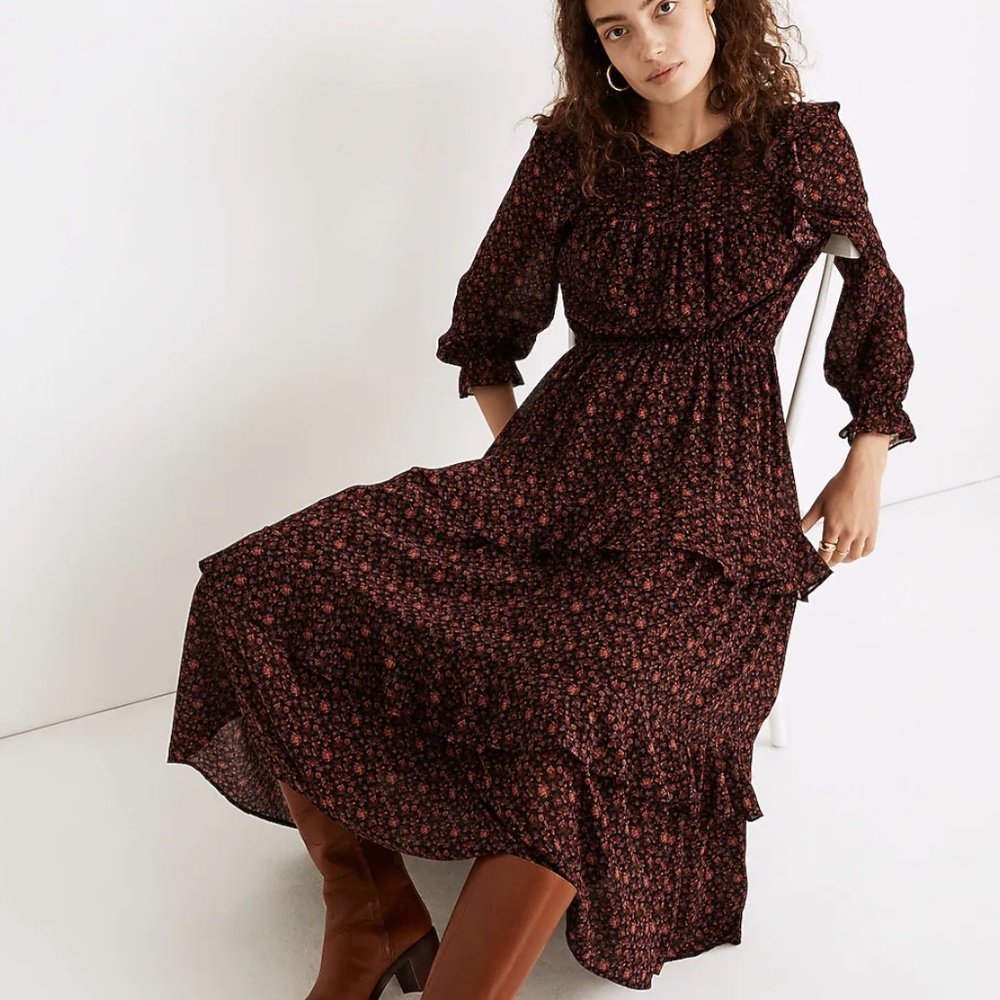 Madewell Georgette midi dress - NWT never been worn